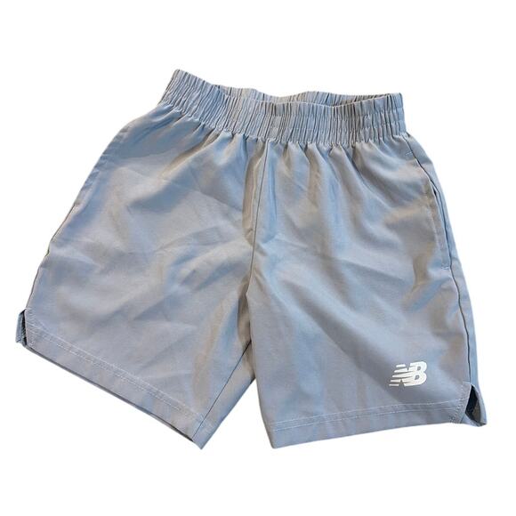 New Balance Boys Light Blue Shorts Size Small (8)  Elastic Waist Athletic Sports - Picture 1 of 6